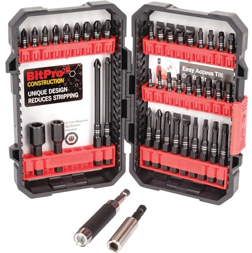 Titan 16275 - Juego de 42 brocas para destornillador de impacto