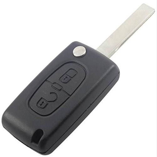 myshopx Gehäuse Schlüsselgehäuse Funkschlüssel für Citroen Auto Schlüssel Klappschlüssel Fernbedienun C04