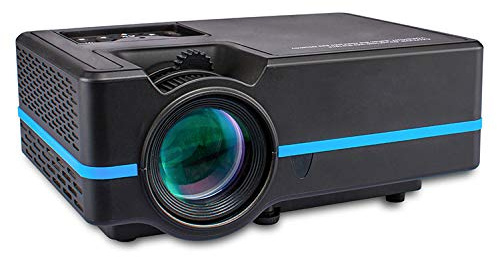 CGOLDENWALL Mini Projector LED Smart Portable 2000 Lumen Projector Movie Beamer with Android 6.0 WiFi Keystone Correction For Full HD 1920x1080P Video Home Cinema (Black)