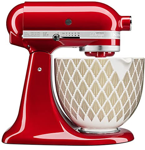 KitchenAid KSM2CB5PGC 5 Quart Stand Mixer Bowl, Gold Conifer Ceramic