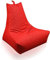 Mesana XXL Lounge-Sessel, 100x90x80 cm, Sitzsack Outdoor & Indoor, wasserabweisend, rot