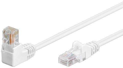 CABLEPELADO Cable de red UTP CAT5E 1x 90 grados 5 metros blanco