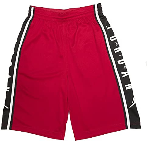 Nike JR Short Basket Schriftzug Seite Jordan Kinder Rot Mod. 957115