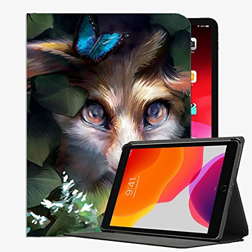 Caso para iPad Air 2 9.7 Cubierta de Casos, Fox Cute Art Pad67 Funda Delgada Cubierta de Concha para iPad iPad Air2 9.7 Pulgadas