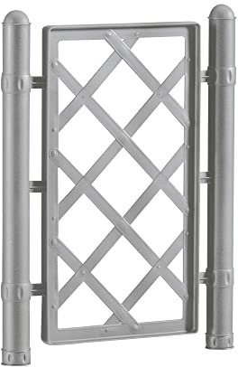 MAC CALF 1 Spalliera GRIGLIA + 2 Giunti per fioriera da 43 Italia e Deluxe Colore Grigio Chiaro Polvere