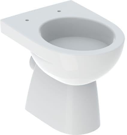 Geberit Stand-Tiefspül-WC RENOVA Abgang horizontal, teilgeschlossen weiß