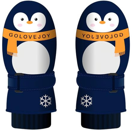 ACTOYS Kinder Ski Handschuhe, Kinder Winterhandschuhe, Winterhandschuhe für Kinde, Winterkälte, Wind- und Wasserdicht, Geeignet für Jungen und Mädchen Beim Skifahren, Skaten, Snowboarden und Rodeln
