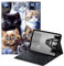 BEOTIWAD Keyboard Case for Samsung Galaxy Tab A8 10.5 Inch 2022 Model (SM-X200/X205/X207), Slim Protective Cover with Detachable Bluetooth Keyboard for Samsung Tab A8 2022,Cute Cats