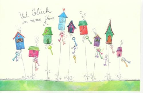 Skorpion Grußkarte Neues Heim veredelt Premiumpapier - mit Umschlag