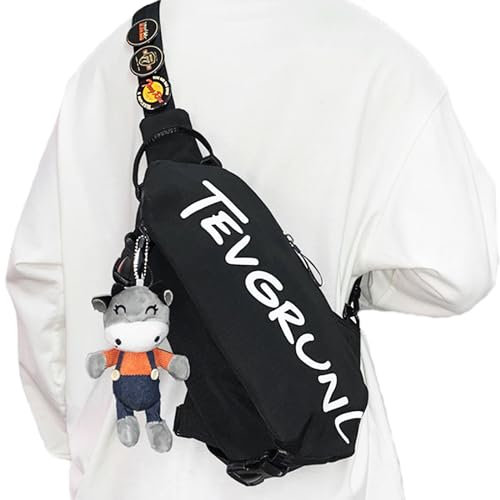 CYchen Umhängetasche Herren Damen, Anti-Diebstahl Schultertasche Sling Tasche Klein Crossbody Messenger Handtaschen Herrentasche zum Umhängen, Brusttasche Cross