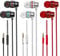 In Ear Kopfhörer mit Kabel, 3-er In Ear Ohrhörer mit Mikrofon und Premium-Audioqualität, In Ear Kopfhörer kompatibel für Samsung A15 A14,Laptops,Tablet, MP3 und Leichte Ohrhörer mit 3.5mm Kopfhörern