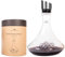 Carafe à décanter le vin 1.8 L | Borosilicate de qualité supérieure soufflés artisanalement avec les montagnes en relief | Bouchon 3 en 1 (filtre, aérateur et bec verseur) (Monte Rosa)