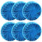 Toilet Cistern Blocks Toilet Bowl Freshener Blue Block Bathroom Bowl Cleaner Freshener Dirt Protection Stain Lime Scale Power Remover Ocean Scent With Long Lasting Fragrance (6 pcs)