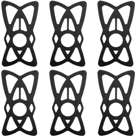 6 Stück Handyhalterung Fahrrad Gummi Handyhalter Fahrrad Handy Halterung Fahrradlenker Ersatz Silikonbänder Haltegurt Für Motorrad-Handyhalterung Für Fahrrad, Fahrrad, Motorrad, Lenker, Roller