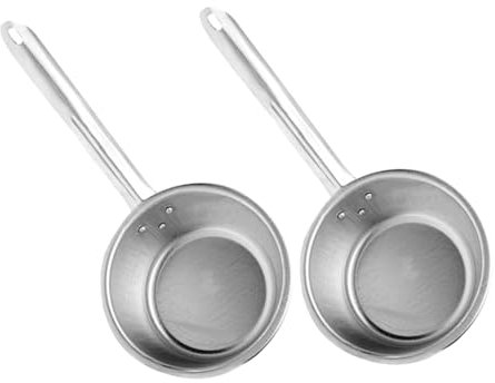 SECFOU 2stücke Aluminium Wasserladle Dicke Schöpfkelle Für Bad Und Küche Ergonomisches Design Leicht Und Tragbar Für Zuhause Restaurant Und Hotel