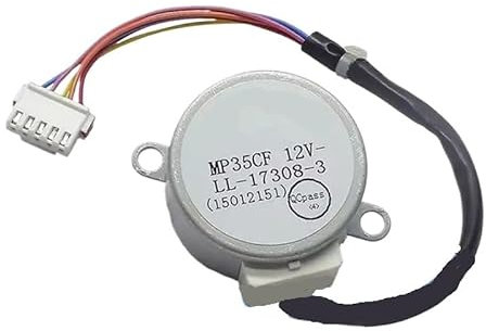 YCZYGBM Motor Paso a Paso MP35CF 15012151, Motor de Placa de Rejilla guía para Piezas de reparación de Aire Acondicionado GR/EE, Motor de Placa de Viento oscilante sincronizado, 1 ud.