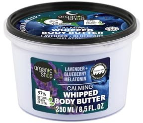 Organic Shop Sleep Calming Whipped Body Butter For Tranquil Sleep, 250 ml