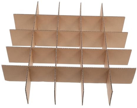 WATIIFUFU Packaging Boxes Glassware Moving Kit 8pcs Cardboard Moving Box Dividers