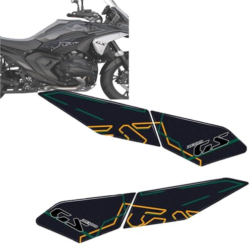 MPODYTSF Aufkleber für Motorrad Motorrad Schutz Pad Tankdeckel Aufkleber Dekoration Für BMW R1300GS R 1300 GS GS 1300 2024 2023-2024 Tankdeckel Aufkleber Aufkleber(Green)