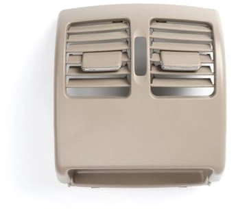 MCQNDS para Mercedes para Benz Clase C W204 Clase E W207 2008-2014 Asiento Trasero del Coche De Aire Acondicionado AC Rejilla De Ventilación Panel Salida Salida Ventilación Aire Acondicionado(Beige)