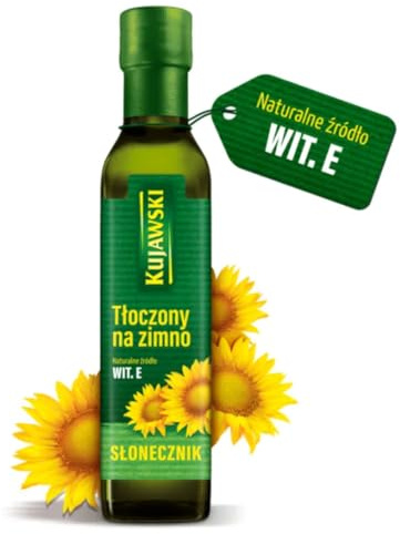 Kujawski Sonnenblumenöl kaltgepresst 250ml - Speiseöl für kalte Küche naturrein