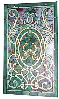 Dale Tiffany SC0109 Tiffany Buntglasscheibe, 45,7 x 78,9 cm