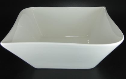 Ritzenhoff & Breker Via by Keramik Schale 18,5 cm MELODIE, Weiß, Fein, Salatschale, 500 ml, Dinnerpartys