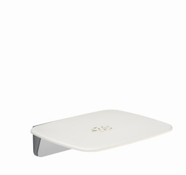 Mira White Premium Wall Mount Fold-Away Shower Seat 2.1731.001