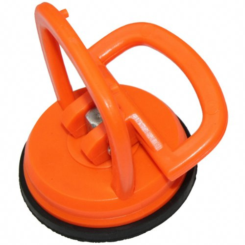 MINI-Saugheber, Saugnapf ø 55 mm (kleine Einhand-Saugnapf) z.B. für Spiegel, Fliesen etc. ORANGE