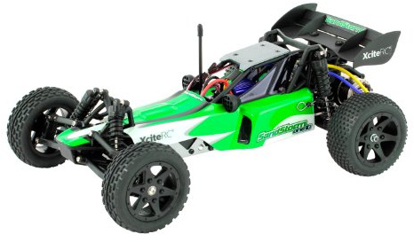 XciteRC 30302000 RC Auto Sandstorm one10-2WD Ready to Race Dune Buggy Brushed Modellauto, 1:10 mit 2.4 GHz Fernsteuerung, grün