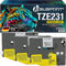 Bubprint TZE231 3 Schriftbänder kompatibel als Ersatz für Brother TZE-231 TZE 231 für Brother P-Touch H101gb H101c H100lb H100r H101 H105 H100 H107b D400 D200 D600vp E110 E550wvp P750w P700 1000 1010