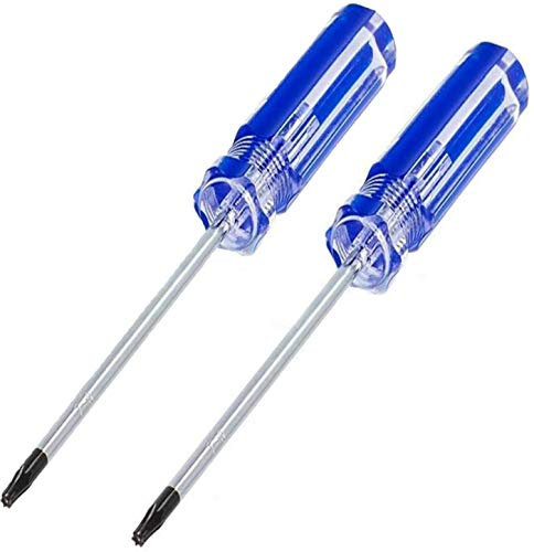 2 x T8 Manipulationssicher Security Torx-Schraubendreher für XBox One, Xbox 360 und PS3 Slim Controller