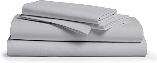 Bequemes Bettlaken aus 100 % ägyptischer Baumwolle, Fadenzahl 1000, 4-teilig, California-Kingsize-Betttuch mit Kissenbezügen, Hotelqualität, passend für Matratzen mit bis zu 45,7 cm tiefen Taschen.