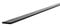 Asta piatta in alluminio rivestito in polvere, profilo piatto in alluminio, 20 x 10 mm x 2.000 + -5 mm, colore nero, RAL 9005 lucido