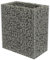 vidaXL Lit Surélevé à Gabion Acier Galvanisé 90x50x100 cm Jardinière Jardin