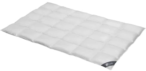 Spessarttraum Daunendecke 200x220 cm Ganzjahr normal | 100% Gänsedaunen | 950g Füllgewicht | Allergiker geeignet (Nomite) | Oeko-TEX | Made in Germany