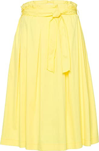 BRAX Damen Style Klara Damenrock in Cotton-Mix Rock, Yellow, 31W /32L
