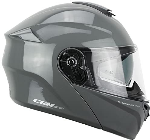 508A-ALV-78 GRIS (XL) CASCO CONVERTIBLE (BERLINO pinlock) PANTALLA INTERNA EXTRA FUME