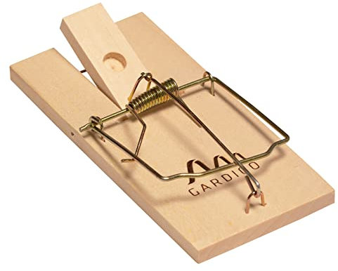 GARDIGO® Rattenfalle Holz I Verfügt über praktisches Köderloch für Rattenköder I Holz-Rattenfalle für Haus und Garten I Wiederverwendbar und Umweltfreundlich I Einfache Handhabung