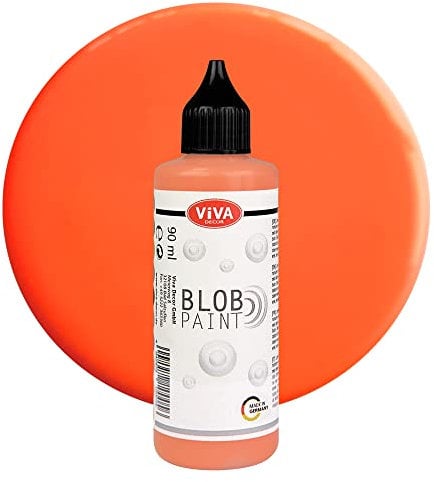 VIVA DECOR Blob Paint 90 ml versch. Farben Neon-Orange