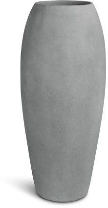 fleur ami Polystone Bodenvase Essence, Ø 39 cm, Höhe 90 cm, grau