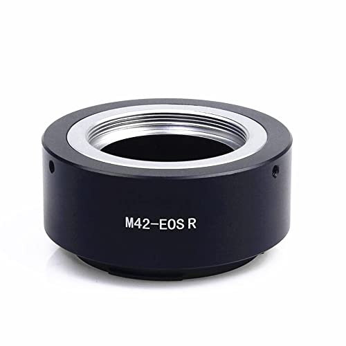 M42-EOS R Objektivadapter Adapterring auf M42 (42x1mm) Schraubbefestigung Objektiv Kompatibel für Canon EOS R-Mount Kamera EOS RF RP, M42 to EOS R Lens Adapter