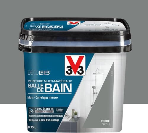 V33 Peinture Multi-Matériaux Salle de bain Deco Lab Roche 0,75 L