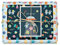 dabelino® Kinder-Geschenkpapier Set Weltraum/Astronaut für Jungen und Mädchen: 4x Bögen + 1x Karte (Weltall, Rakete, Ufo, Astronomie, Geburtstag, Recyclingpapier, blau)