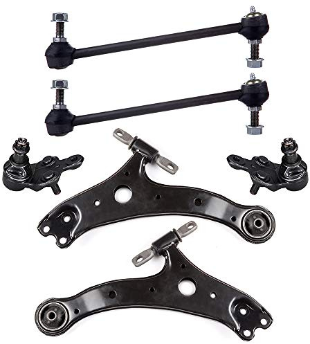 SOSOPART 6pc Set Front Suspension Kit Sway Bar Lower Control Arm and Ball Joint Lower Ball Joint Replacement for Lexus ES300 ES330 RX330 RX350 RX400h,for Toyota Avalon Camry for Highlander Solara