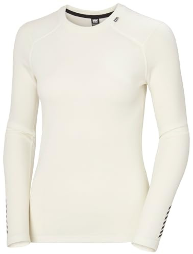 Helly Hansen Femmes Poids moyen équipage W Lifa Merino, Blanc 2.0, L