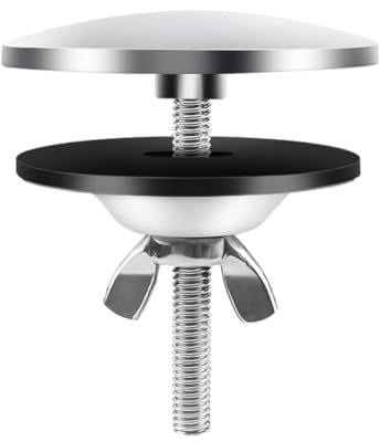 2 Inch Kitchen Sink Hole Covers, Stainless Steel Wash Basin Kitchen Sink Tap Hole Plate Stopper Cover Blanking Metal Plug, Sealed Decoration (Silver)