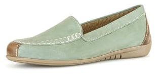 Gabor Damen Slipper, Frauen Slip On,Businessschuhe,Slip-ons,Mokassins,Halbschuhe,Slides,Schlupfschuhe,schluepfschuhe,Pino/Peanut,38.5 EU / 5.5 UK