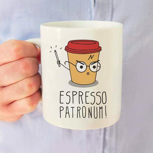 Tazza Espresso patronum 320ml Mug per veri maghi divertente
