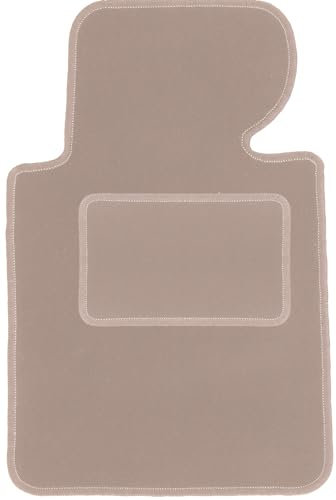 Wielganizator Automatte – Passend für BMW 3 E46 Kompakt, Coupé, Limousine, Kombi, Touring 1998-2007 – Velours – Autozubehör - Auto Fußmatten – Fußmatte Auto – 1-teilig - beige